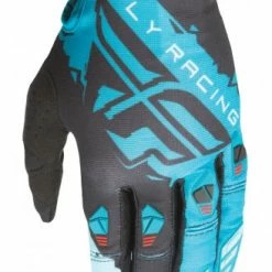 Fly Racing 2017 Kinetic Glove-Black/Dark Teal RACE WEAR