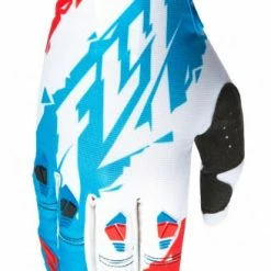 Fly Racing 2017 Kinetic Glove-Red/White/Blue RACE WEAR