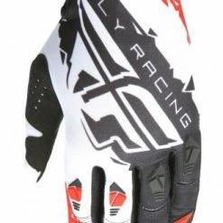 Fly Racing 2017 Kinetic Glove-Red/White RACE WEAR