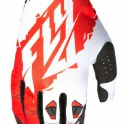 Fly Racing 2017 Kinetic Glove-Red/White RACE WEAR
