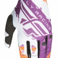 Fly Racing 2017 Kinetic Glove-Orange/Purple