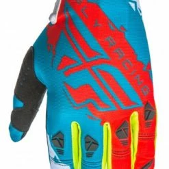 RACE WEAR Fly Racing 2017 Kinetic Glove-Dark Teal/Red 5 RACE WEAR Fly Racing 2017 Kinetic Glove-Dark Teal/Red