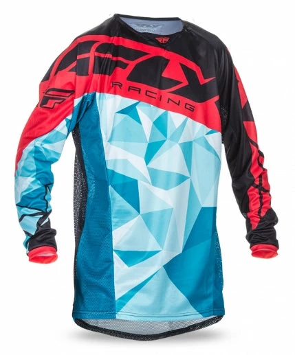 Fly Racing 2017 Kinetic Crux Jersey-Dark Teal/Red RACE WEAR 1 Fly Racing 2017 Kinetic Crux Jersey-Dark Teal/Red RACE WEAR