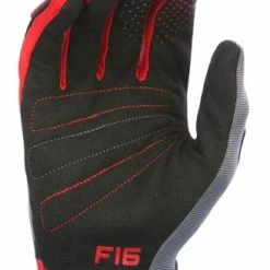 Fly Racing 2017 F-16 Gloves-Red/Black/Gray RACE WEAR