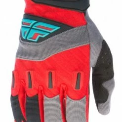 Fly Racing 2017 F-16 Gloves-Red/Black/Gray RACE WEAR