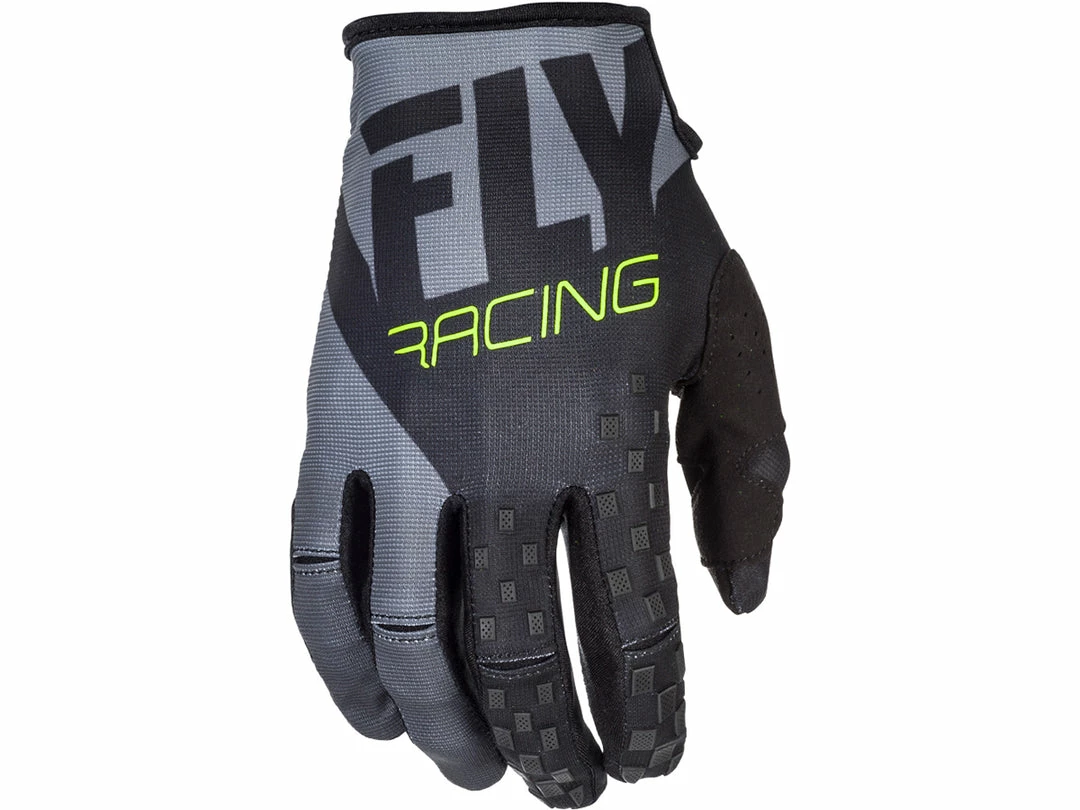 Fly Racing 2018 Kinetic Glove - Black/Grey RACE WEAR 1 Fly Racing 2018 Kinetic Glove - Black/Grey RACE WEAR
