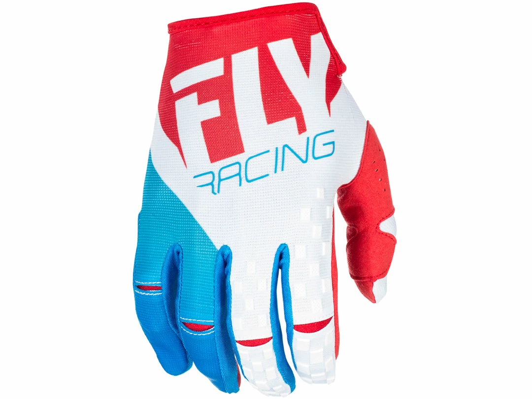 RACE WEAR Fly Racing 2018 Kinetic Glove - Red/White/Blue 1 RACE WEAR Fly Racing 2018 Kinetic Glove - Red/White/Blue