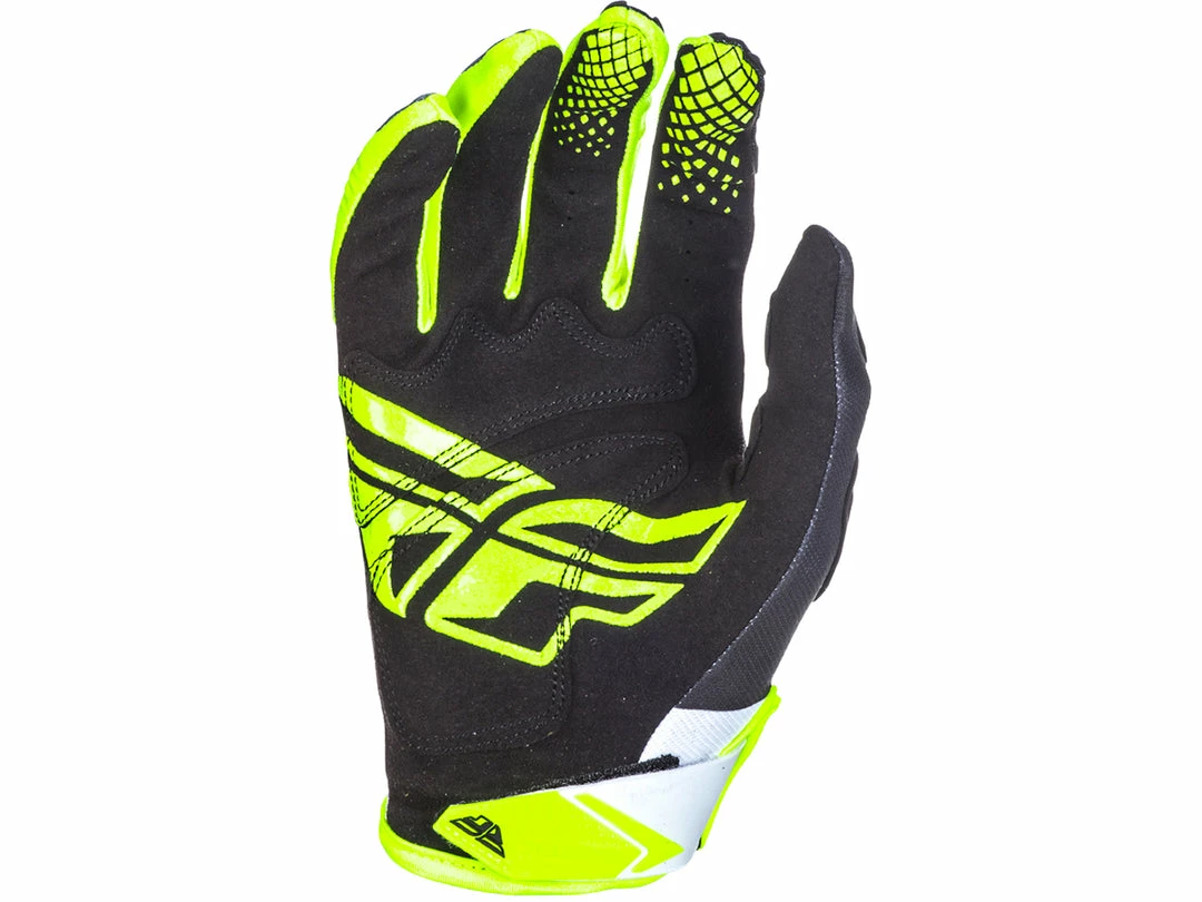 Fly Racing 2018 Kinetic Glove - Black/White/Hi-Vis 2 Fly Racing 2018 Kinetic Glove - Black/White/Hi-Vis