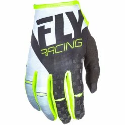 Fly Racing 2018 Kinetic Glove - Black/White/Hi-Vis