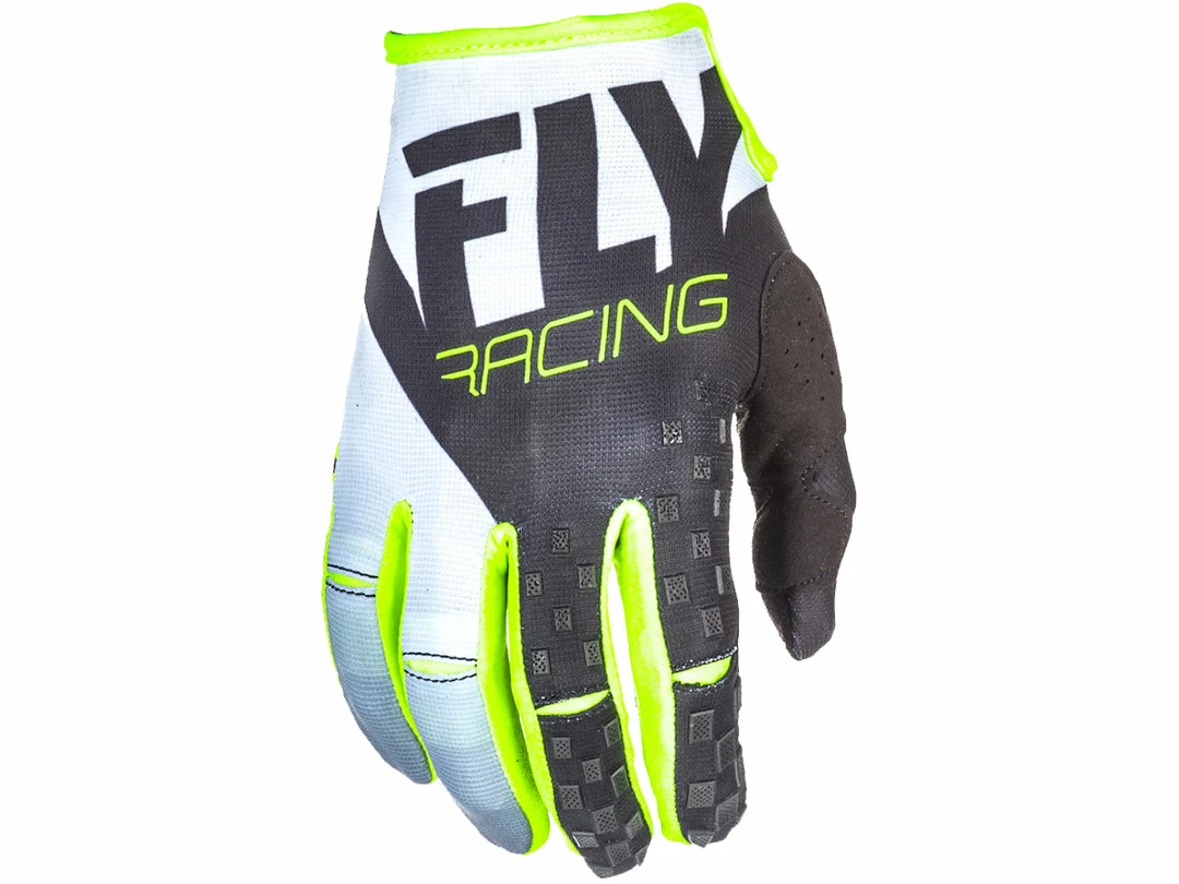 Fly Racing 2018 Kinetic Glove - Black/White/Hi-Vis 1 Fly Racing 2018 Kinetic Glove - Black/White/Hi-Vis