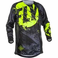RACE WEAR Fly Racing 2018 Kinetic Outlaw Jersey - Black/Hi-Vis