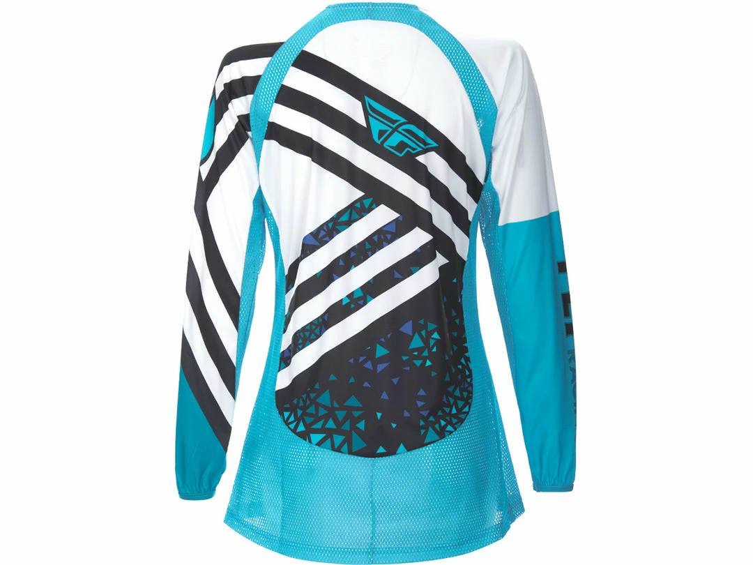 Fly Racing 2018 Kinetic Women's Jersey - Blue/Black RACE WEAR 2 Fly Racing 2018 Kinetic Women's Jersey - Blue/Black RACE WEAR
