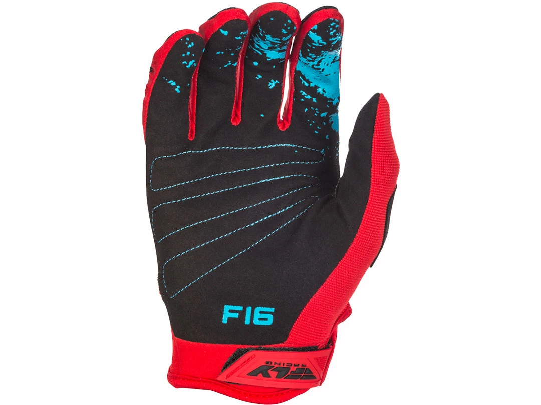 RACE WEAR Fly Racing 2018 F-16 Glove - Red/Black 2 RACE WEAR Fly Racing 2018 F-16 Glove - Red/Black