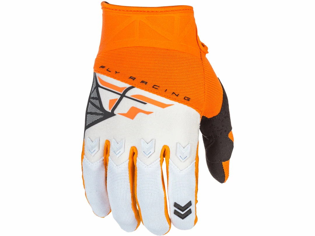 RACE WEAR Fly Racing 2018 F-16 Glove - Orange/White 1 RACE WEAR Fly Racing 2018 F-16 Glove - Orange/White