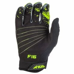 Fly Racing 2018 F-16 Glove - Black/Hi-vis RACE WEAR