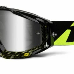 100% Racecraft Goggles-Cox-Mirror Silver Lens PROTECTIVE GEAR
