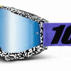 100% Accuri Goggles-Brentwood-Mirror Blue Lens PROTECTIVE GEAR