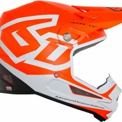 6D ATR-1Y Macro Youth Helmet-Matte Neon Orange
