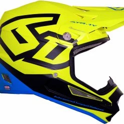 6D ATR-1Y Macro Youth Helmet-Matte Neon Yellow PROTECTIVE GEAR