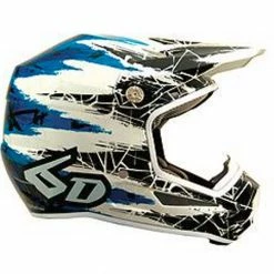 PROTECTIVE GEAR 6D ATR-1Y Youth Helmet-Chaos Blue