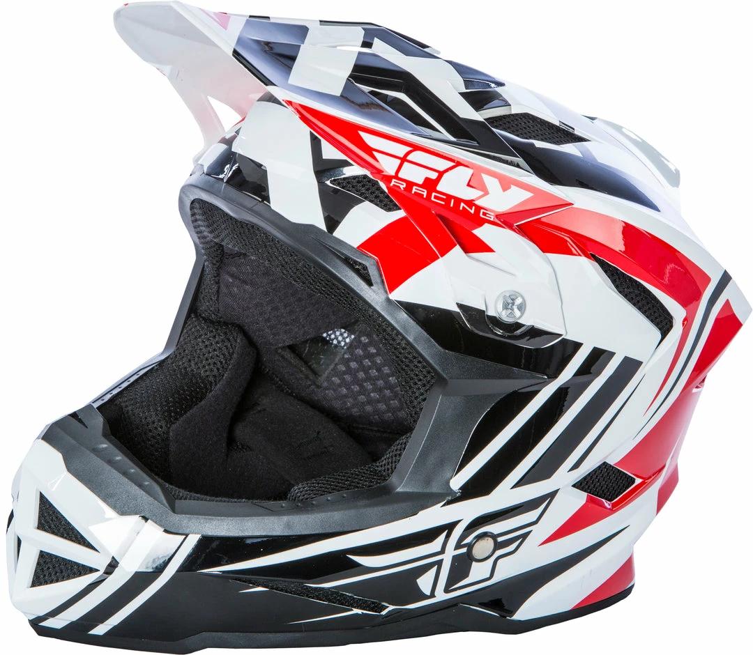 Fly Racing Fly 2018 Default Helmet-Black/White/Red 1 Fly Racing Fly 2018 Default Helmet-Black/White/Red