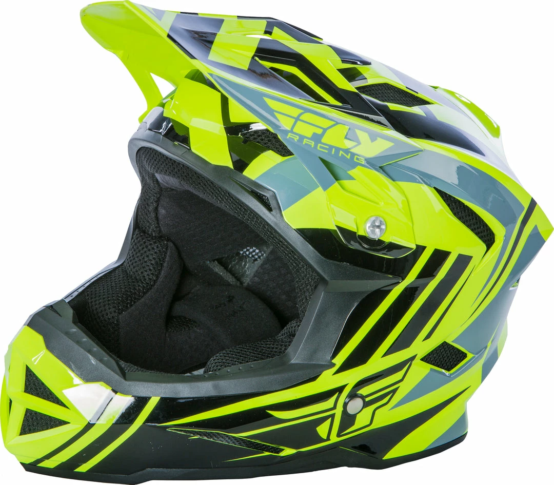 Fly Racing Helmets Fly 2018 Default Helmet-Black/Hi-Vis 1 Fly Racing Helmets Fly 2018 Default Helmet-Black/Hi-Vis