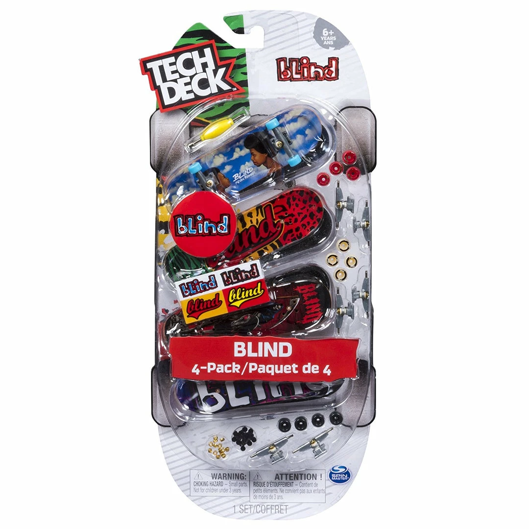 Toys Tech Deck Mini Skateboard-Blind Series 7-4 Pack 1 Toys Tech Deck Mini Skateboard-Blind Series 7-4 Pack