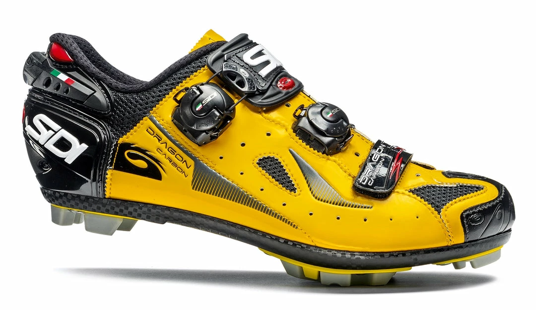 Sidi Dragon 4 Clipless Shoes-Yellow/Black 1 Sidi Dragon 4 Clipless Shoes-Yellow/Black