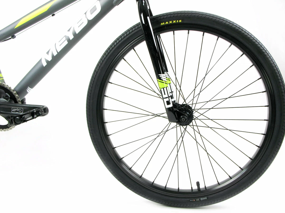Meybo Clipper Pro 24" BMX Race Bike-Grey-White-Lime RACE BIKES 3 Meybo Clipper Pro 24" BMX Race Bike-Grey-White-Lime RACE BIKES