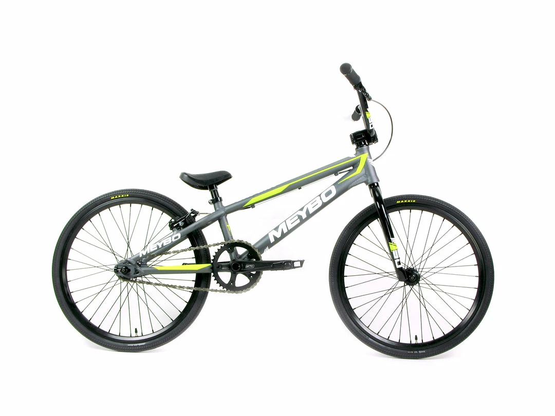 Meybo Clipper Expert BMX Race Bike-Grey-White-Lime RACE BIKES 1 Meybo Clipper Expert BMX Race Bike-Grey-White-Lime RACE BIKES