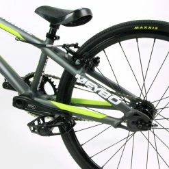 Meybo Clipper Junior BMX Race Bike-Grey-White-Lime