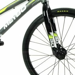Meybo Clipper Junior BMX Race Bike-Grey-White-Lime
