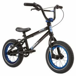 FREESTYLE BIKES Fit Misfit 12" BMX Bike-ED Black/Blue