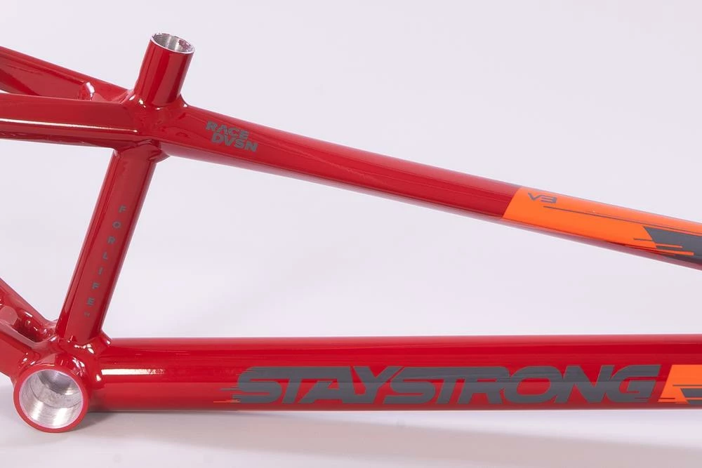 Stay Strong For Life V3 BMX Race Frame-Red 6 Stay Strong For Life V3 BMX Race Frame-Red