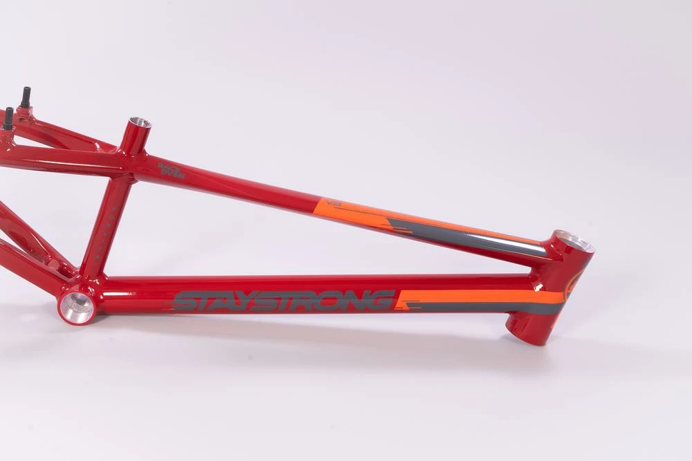 Stay Strong For Life V3 BMX Race Frame-Red 3 Stay Strong For Life V3 BMX Race Frame-Red