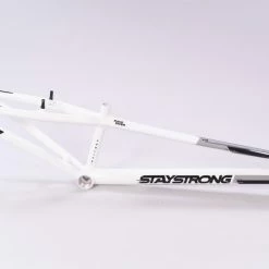Stay Strong For Life V3 BMX Race Frame-White
