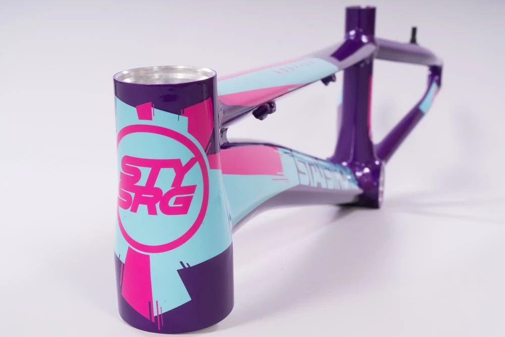 Stay Strong For Life V3 BMX Race Frame-Purple FRAMES 4 Stay Strong For Life V3 BMX Race Frame-Purple FRAMES