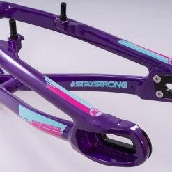 Stay Strong For Life V3 BMX Race Frame-Purple FRAMES 18 Stay Strong For Life V3 BMX Race Frame-Purple FRAMES