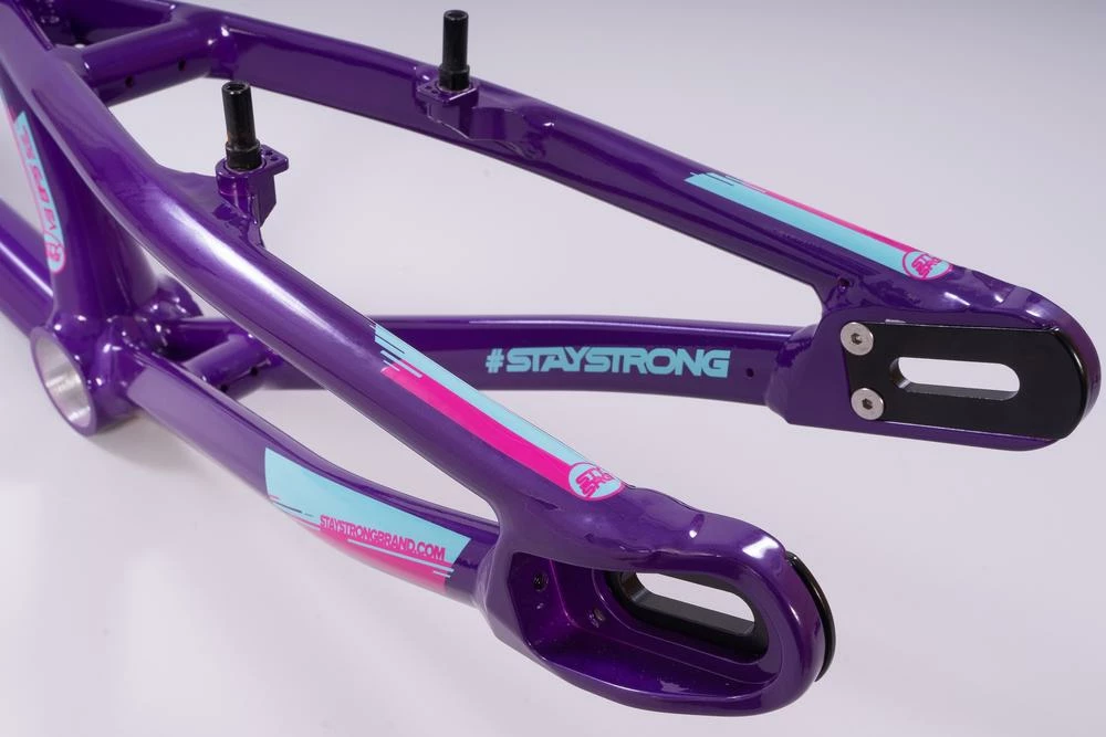 Stay Strong For Life V3 BMX Race Frame-Purple FRAMES 5 Stay Strong For Life V3 BMX Race Frame-Purple FRAMES
