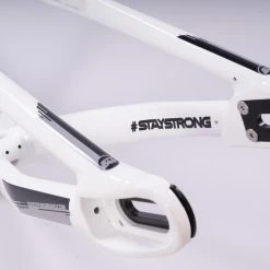 Stay Strong For Life V3 BMX Race Frame-White