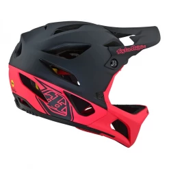 Troy Lee Designs 2019 Stage MIPS Helmet-Black/Pink PROTECTIVE GEAR