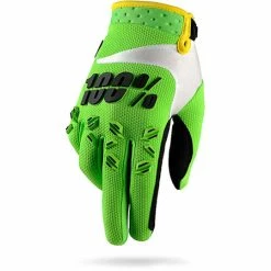 100% Airmatic Glove-Lime Green