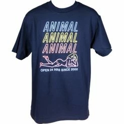 APPAREL Animal Forty Deuce T-Shirt-Navy