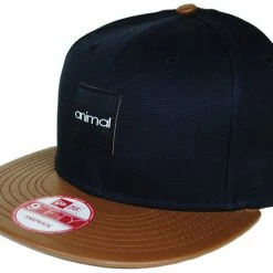 Animal Trail Mix Adustable Hat-Navy