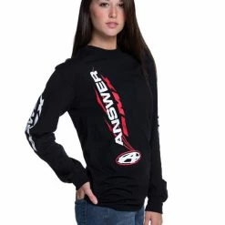 Answer Long Sleeve T-Shirt-Black APPAREL