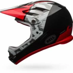 Bell Sanction Helmet-White/Black/Red PROTECTIVE GEAR