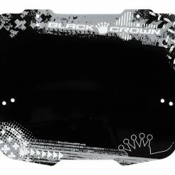 Black Crown Grunge Number Plate