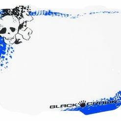 Numbers/Plates/Padsets Black Crown Skull Number Plate