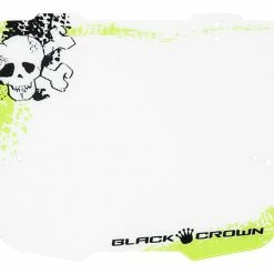 Numbers/Plates/Padsets Black Crown Skull Number Plate