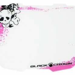 Numbers/Plates/Padsets Black Crown Skull Number Plate